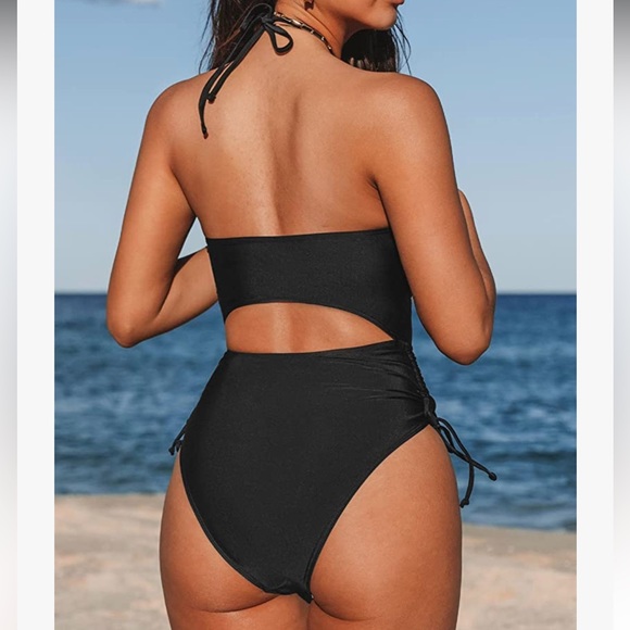 NWT SEXY BLACK SWIMSUIT - Picture 2 of 5